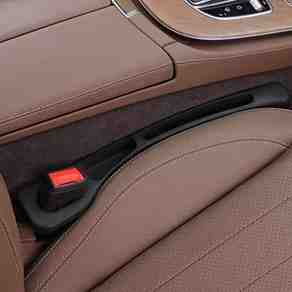 아리코 차량용 틈새 수납 사이드 포켓 운전석 + 조수석 세트, 1세트, 블랙