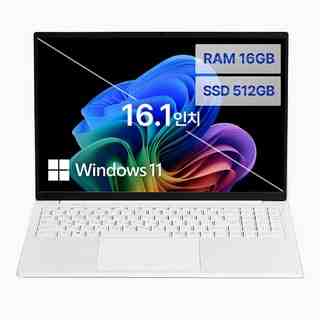 베이직스 베이직북 16 N-series N95, White, 512GB, 16GB, WIN11 Pro, BB1624FW