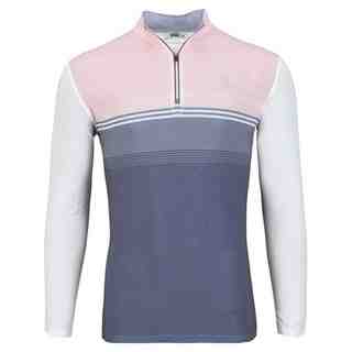 뉴이글 남성용 스판 골프 집업 긴팔 티셔츠 NB-5153