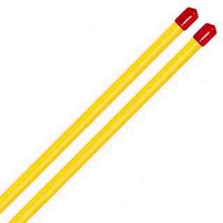 FISTOB 얼라이먼트스틱 골프 스윙연습기, 옐로우, 2개