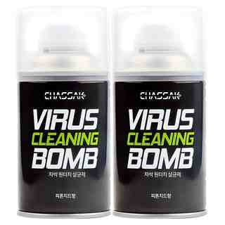 차싹 차량용 원터치 살균 탈취제 피톤치드향, 112g, 2개