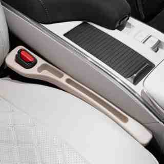 자동차 시트 틈새막이 차량용 쿠션, 베이지, 1세트