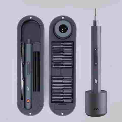 샤오미 JimiHome 정밀 전기 스크루 드라이버 세트, 마그네틱 무선 스크루 드라이버 비트 키트, 다기능 전원 수리 도구