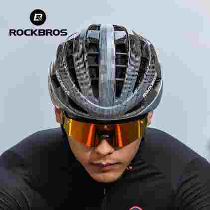 ROCKBROS 경량 사이클링 헬멧 통기성 항균 마그네틱 버클 남성 여성 야외 스포츠 MTB 사이클링 안전 헬멧