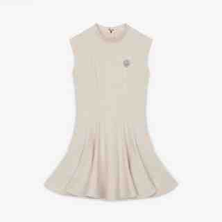 여성골프원피스여름용 여소매 없는 야외 드레스 베이지 블랙 의류 슬리브리스 골프 테니스 원피스