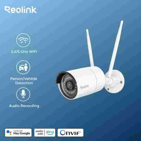 Reolink 4K 보안 카메라 스마트 감지 8MP Wi-Fi 6 기술 감시 카메라 Onvif 2.4G/5Ghz 무선 5MP 실외 IP 카메라
