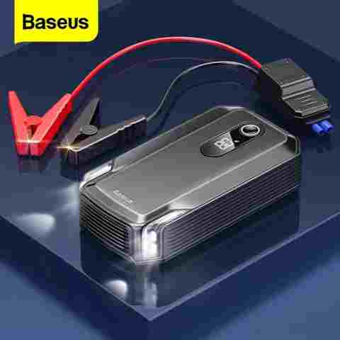 Baseus 20000mAh 점프 스타터 보조베터리 2000A 12V 휴대용 자동차 배터리 스타터 비상 자동 부스터 시작 장치 점프 시작