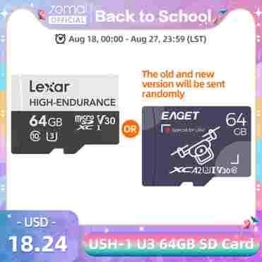 고내구성 마이크로 SD 32GB 64GB 128GB TF 카드 USH-3 (70mai 4K 블랙박스 A810 A800SE A800S A510 A500S M310 S500 EAGET 카드용)