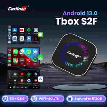 CarlinKit CarPlay 안드로이드 13 TV 박스 SM6225 8코어 무선 안드로이드 오토 카플레이 어댑터 4G LTE 비디오 스트리밍 박스 (OEM 차량용)