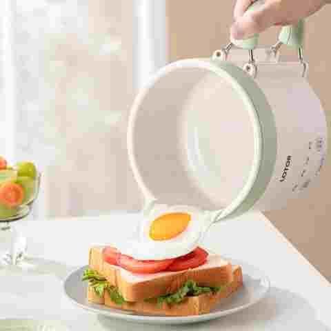 논스틱 프라이팬 접이식 휴대용 전기 핫팟 스마트 소형 전기포트