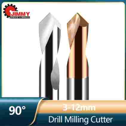 카바이드 스틸 스텁 센터 비트 90도 고정 포인트 드릴 포지셔닝 드릴 카바이드 위치 준비 포인트 드릴