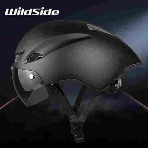 Wildside WINGER II 에어로 로드 자전거 헬멧, 사이클링 고글, TT 레이싱 헬멧, 자전거 스포츠 안전 헬멧, 조절 가능한 슈퍼 헬멧