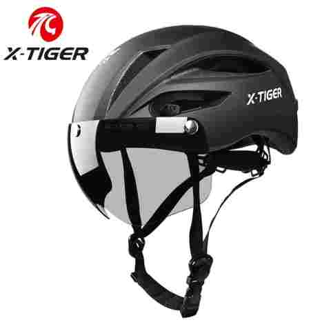 X-TIGER 스포츠 헬멧 자기 고글이있는 경량 보호 헬멧 헬멧 MTB 도로 자전거 헬멧 사이클링 스포츠 헬멧