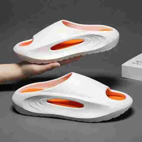 남성용 한국 슬리퍼, 미끄럼 방지 겉옷, 스토핑 똥 느낌, 슈퍼 소프트 남성 샌들 걸레, 홈 트렌디 한 한 단어 걸레, 여름