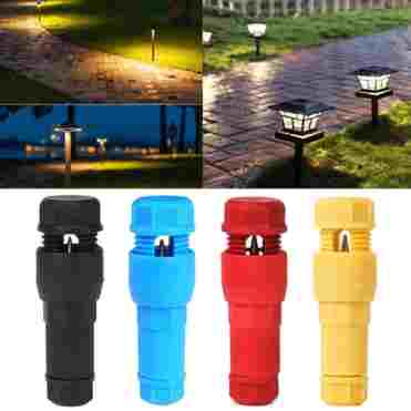 방수 커넥터 쉬운 실외 설치를 위한 방수 저전압 와이어 커넥터 조경 액세서리