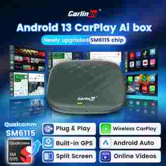 Carlinkit CarPlay Ai Box 무선 CarPlay 무선 안드로이드 자동 안드로이드 BMW VW KIA Benz 4 + 64G LTE Play 스토어 용 올인원 박스