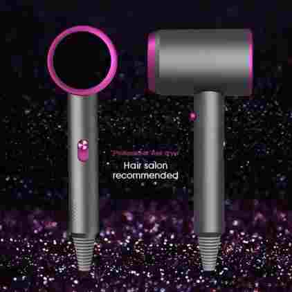 이온 및 열 보호 기능이 있는 전문가용 살롱 헤어 드라이어, 가정, 호텔, 여행용 휴대용 - 가정 및 호텔용