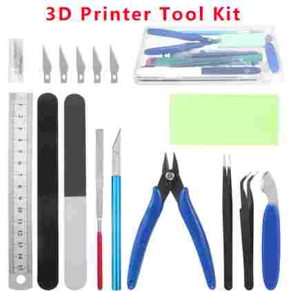 9/11/21/24/32pcs 3D 프린터 도구 키트 트리밍 나이프 스크레이퍼 핀셋 펜치 노즐 청소 바늘 인쇄 모델 폴리쉬 세트