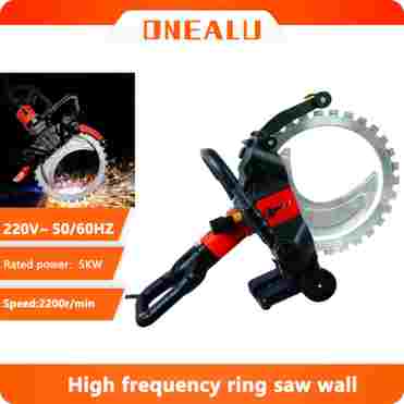 30CM 콘크리트 톱 고주파 브러시리스 링 톱 전기 콘크리트 커터 벽 절단 습식 톱을 절단할 수 있습니다.