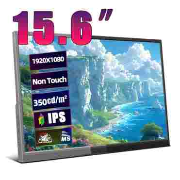 15.6/11.6/13.3 인치 휴대용 모니터 60Hz 패널 HDMI 호환 PS4 PS5 스위치 노트북 내장 스피커