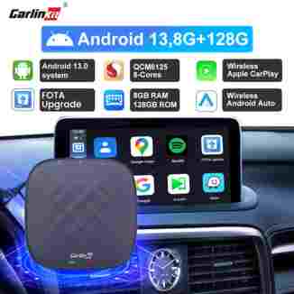 CarlinKit 8G + 128G CarPlay Ai Box Plus Android 13 Netflix YouTube 무선 Android Auto & CarPlay QCM6125 For VW Audi Kia BYD