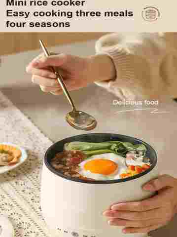 다기능 전기 밥솥 소형 미니 밥솥 사무실 가정용 점토 냄비 휴대용 비 스틱 요리 전기 밥솥