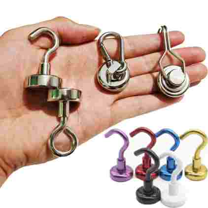 1pc 강력한 마그네틱 후크 다목적 스토리지 후크 홈 주방 바 스토리지 후크 키 스토리지 후크 욕실 걸이