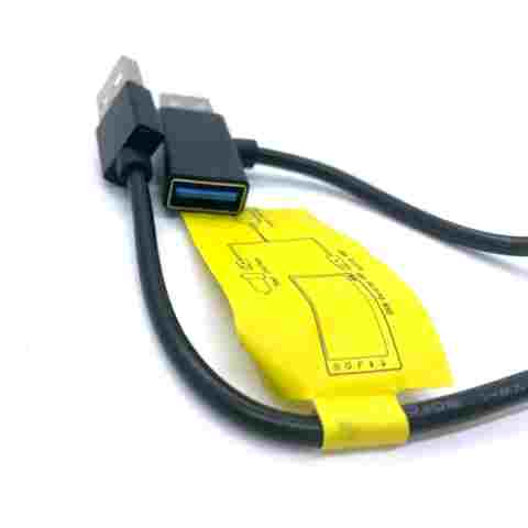 차량용 충전기 CarlinKit 장치 AI 박스 안드로이드 동글 TV 박스 등을 위한 2 in 1 USB 전원 공급 장치 케이블